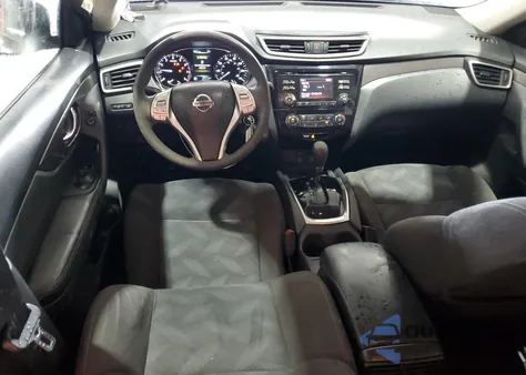 2015 Nissan Rogue S из США, поврежденный, VIN KNMAT2MV9FP507766